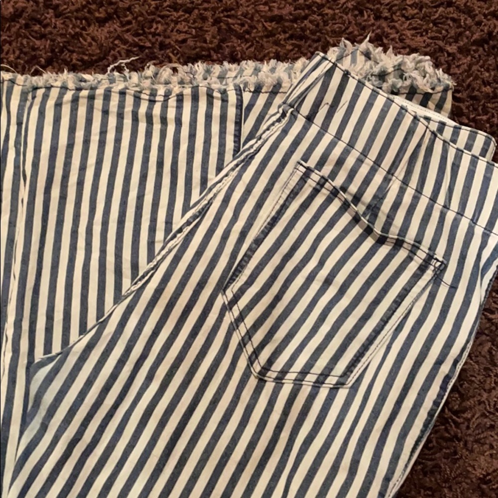 L & B Stripe Flares